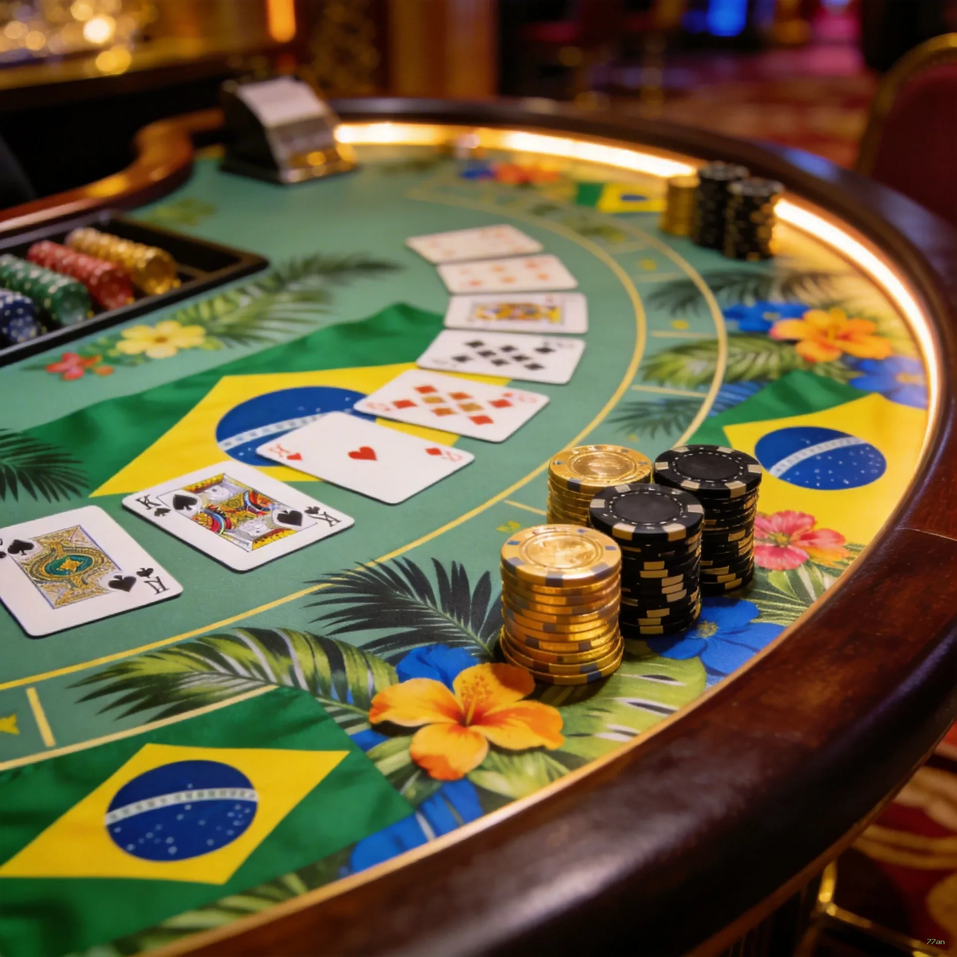 Cassino ao vivo da 77an com dealers reais